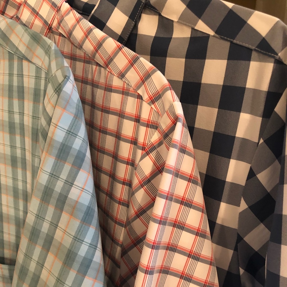 3 Mizzen+Main Men’s XL shirts